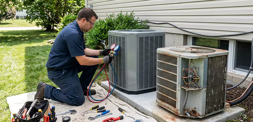 Seasonal AC Checkup in North Hills